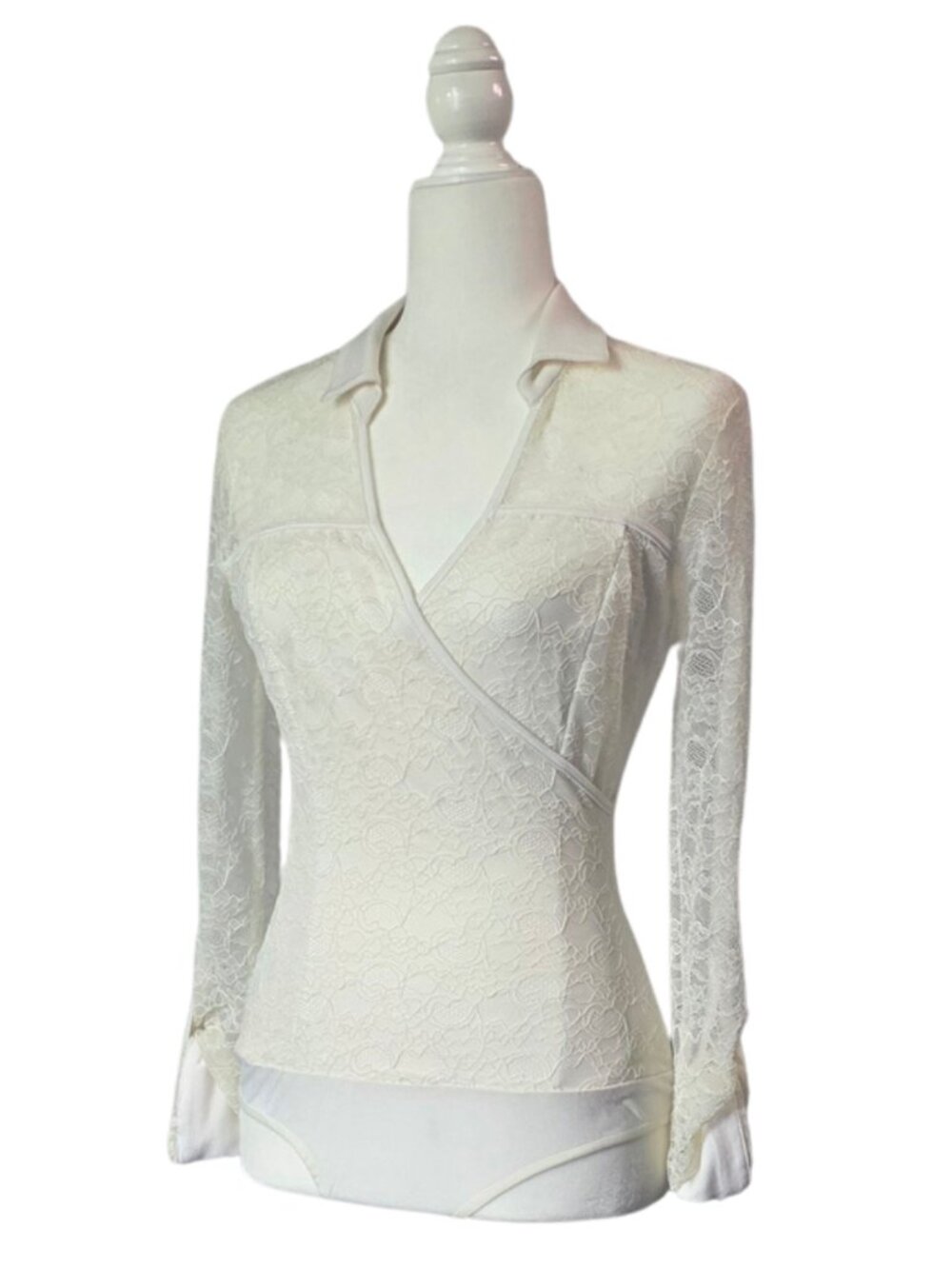 BEBE faux wrap bodysuit